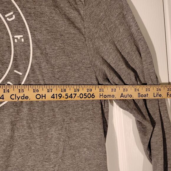 Volcom tshirt mens XL XLarge gray long sleeve graphic tee skate crew neck - Picture 4 of 7